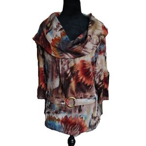 Christopher & Banks Women's Size Large Autumn Colors Tunic